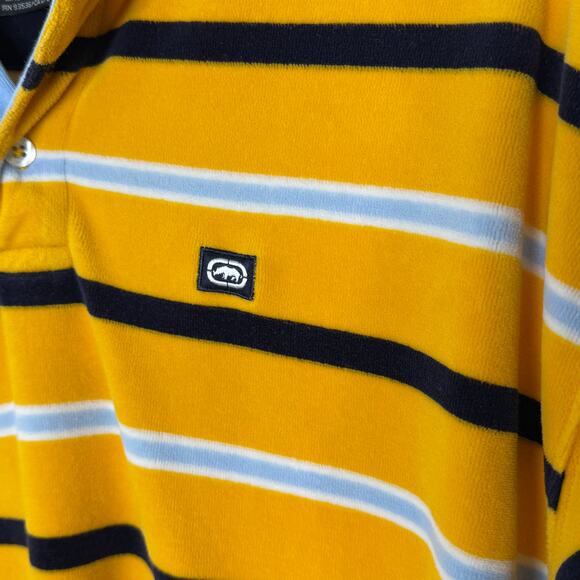 ecko unltd the banks striped velour polo - Picture 3 of 7